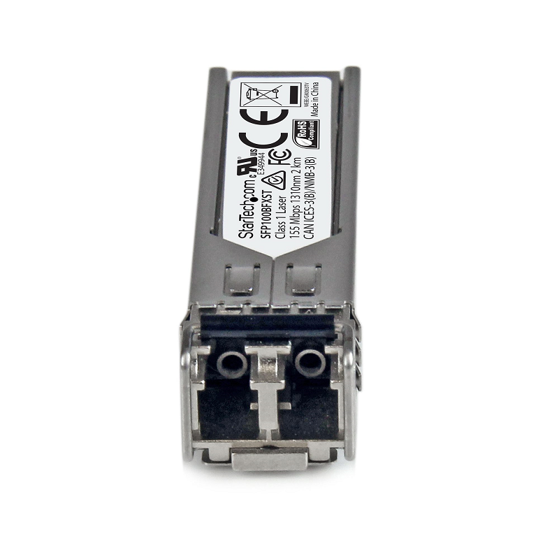 StarTech SFP100BFXST 100MbE Multi Mode Fiber (MMF) Optic Transceiver - 100BASE-FX